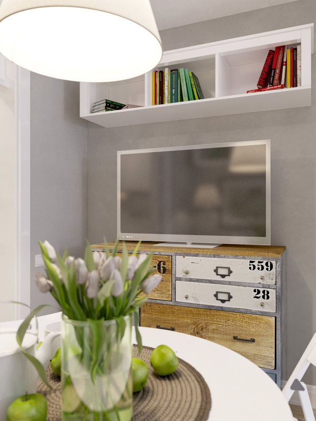 Фото из портфолио Квартира-студия 25 кв.м. СПб – фотографии дизайна интерьеров на INMYROOM