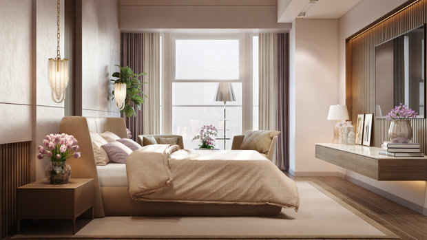 Фото из портфолио Апартаменты в Москва-Сити – фотографии дизайна интерьеров на INMYROOM