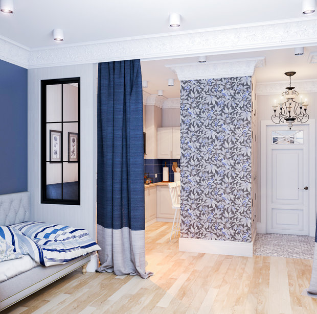 Фото из портфолио Deep blue – фотографии дизайна интерьеров на INMYROOM
