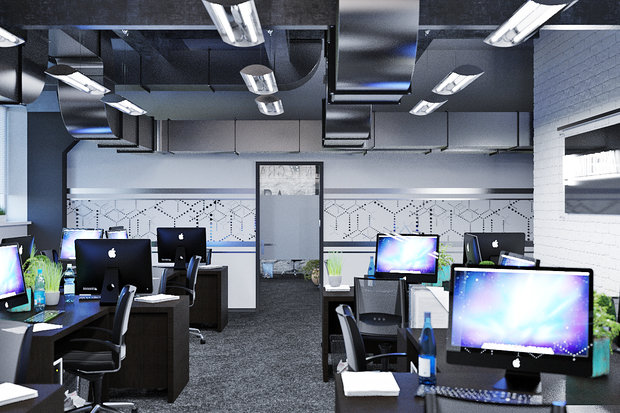 Фото из портфолио Футуристичный дизайн офиса – фотографии дизайна интерьеров на INMYROOM