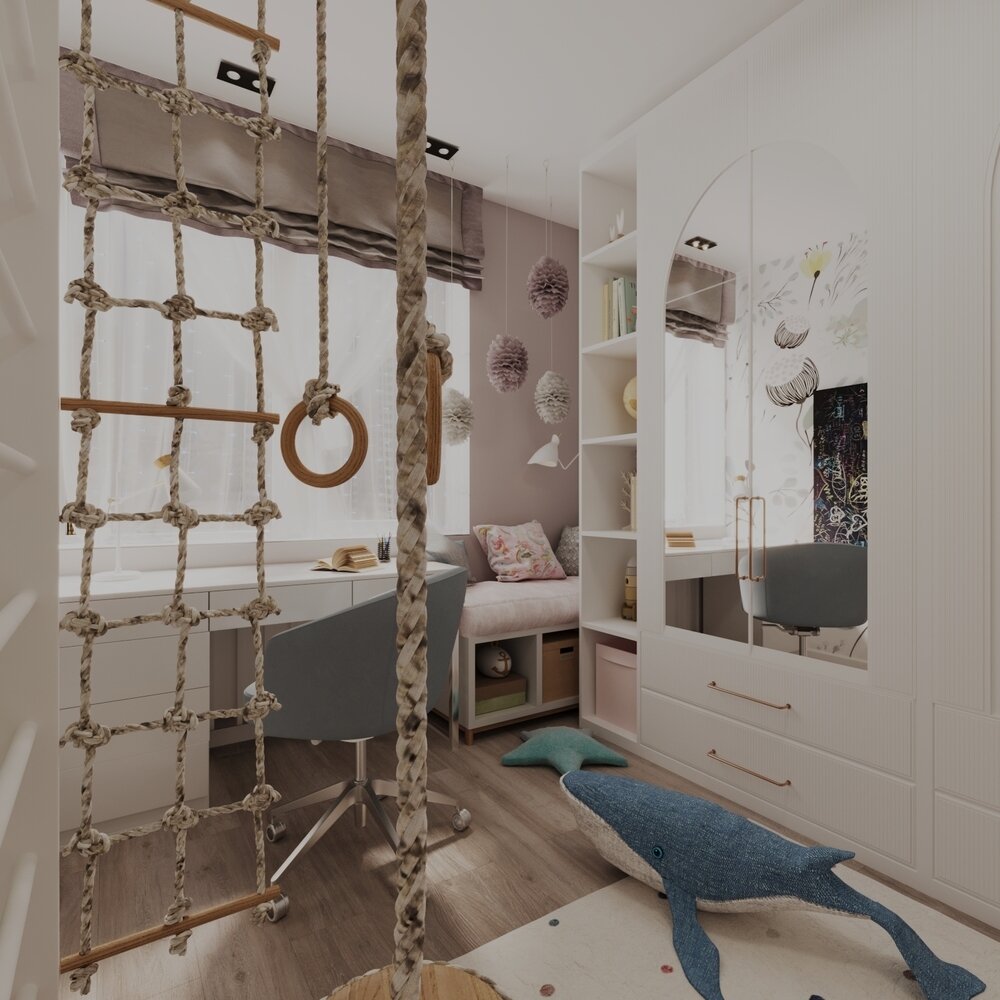 Фото из портфолио Детская для девочки 5 лет – фотографии дизайна интерьеров на INMYROOM Фото из портфолио Детская для девочки 5 лет – фотографии дизайна интерьеров на INMYROOM
