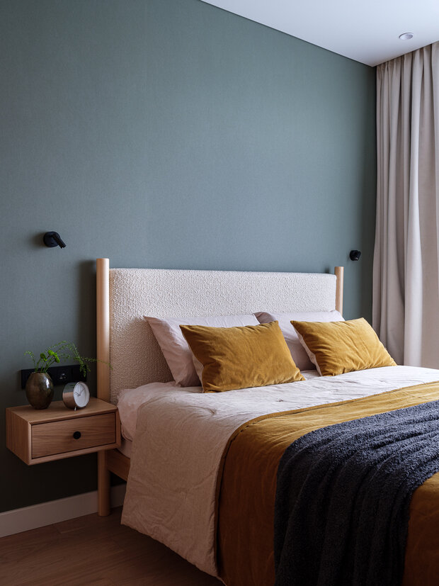 Фотография: Спальня в стиле Современный, Малогабаритная квартира, Квартира, Проект дня, Москва, 2 комнаты, до 40 метров – фото на INMYROOM