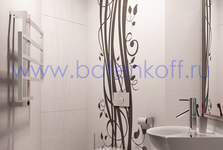 Дизайн проект туалета в квартире в ЖК Кольцо Екатерины 