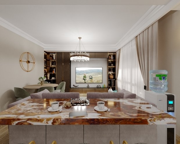 Фото из портфолио Студия 45 кв.м. – фотографии дизайна интерьеров на INMYROOM