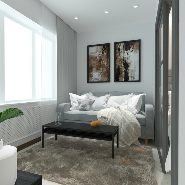 Фото из портфолио Квартира 35 кв.м – фотографии дизайна интерьеров на INMYROOM