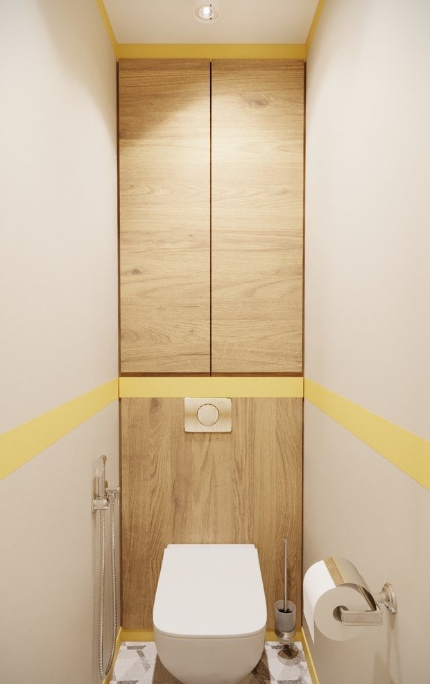 Фотография: Ванная в стиле Эко, Современный, Квартира, Проект недели, Москва, Панельный дом, 3 комнаты, 60-90 метров, Владислав Седов, LINES – фото на INMYROOM