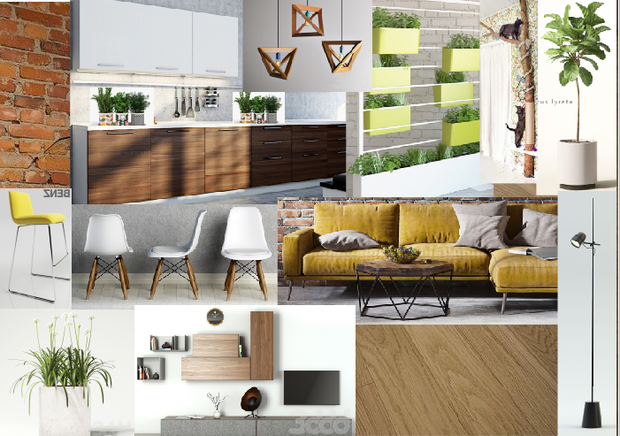 Фото из портфолио Мудборды (коллажи) – фотографии дизайна интерьеров на INMYROOM