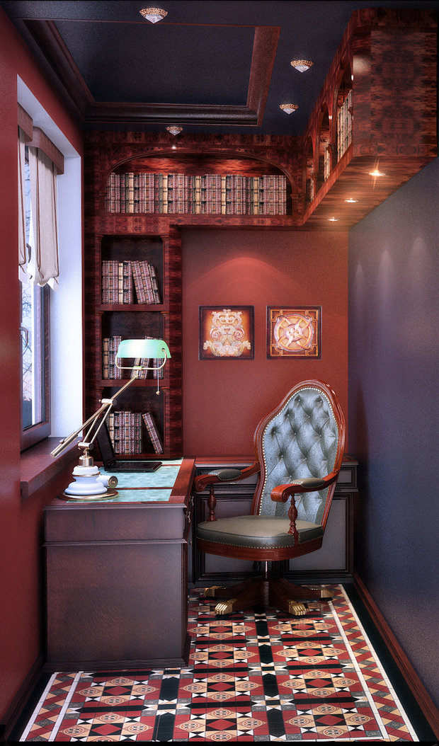 Фото из портфолио Квартира в Английском стиле – фотографии дизайна интерьеров на INMYROOM
