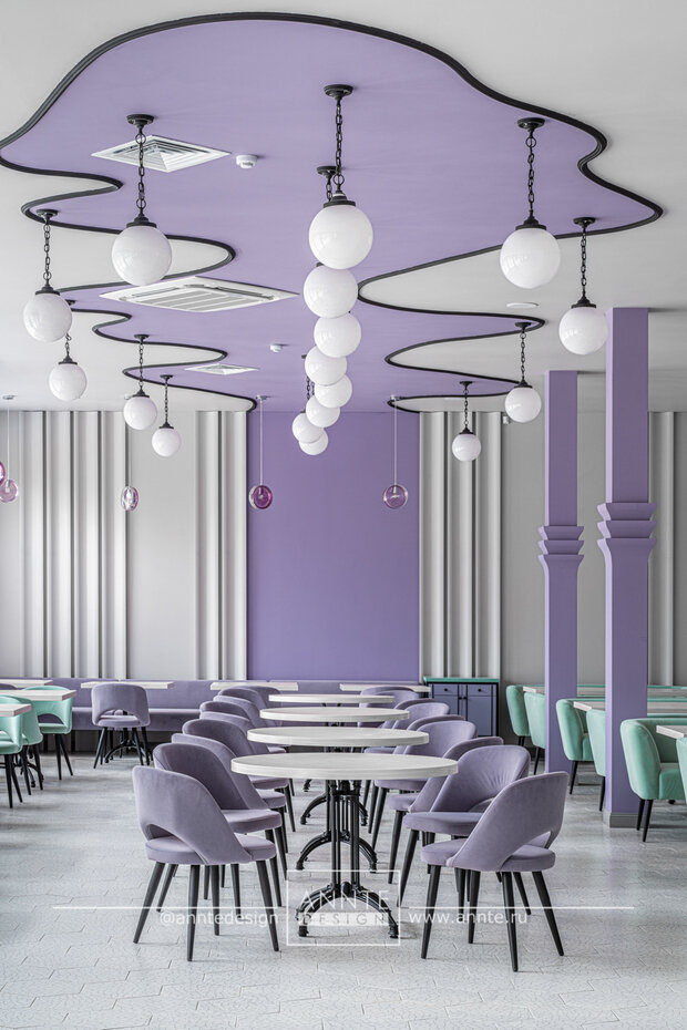 Фото из портфолио Кафе Лаванда – фотографии дизайна интерьеров на INMYROOM