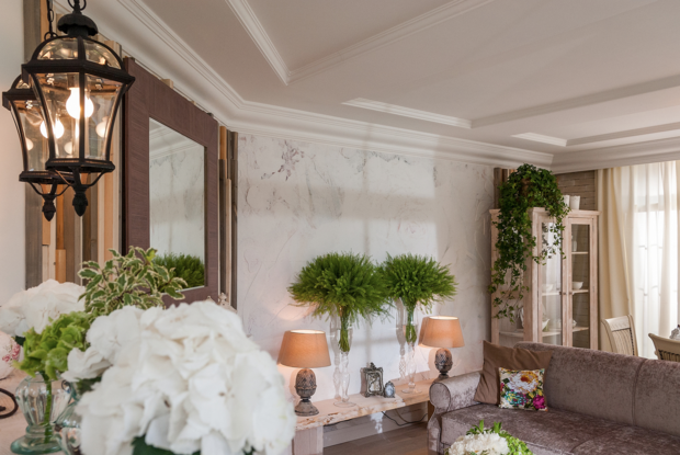 Фотография: Гостиная в стиле Прованс и Кантри, Марокко + Прованс, интерьерный стиль прованс, прованс в интерьере – фото на INMYROOM