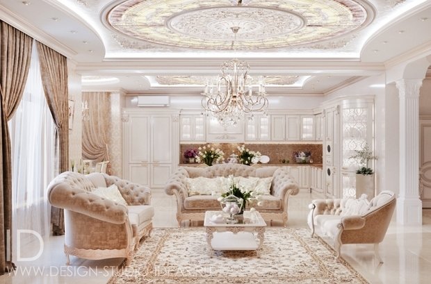 Фото из портфолио ДОМ В КЛАССИЧЕСКОМ СТИЛЕ В БЕЛОГОРСКЕ, 326 М² – фотографии дизайна интерьеров на INMYROOM