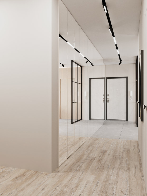 Фото из портфолио ЖК «На Фруктовой», Ижевск, 85 м2 – фотографии дизайна интерьеров на INMYROOM