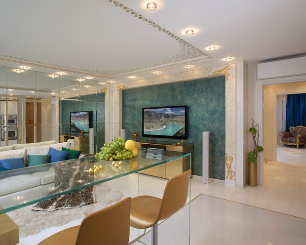 Фото из портфолио Квартира в стиле Ар-деко 100 кв.м – фотографии дизайна интерьеров на INMYROOM