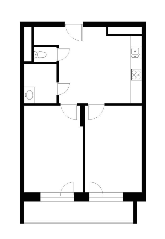 Фотография: Планировки в стиле , Квартира, Перепланировка, Московская область, Балашиха, Монолитный дом, El Trento Design & Interior, 2 комнаты, 40-60 метров – фото на INMYROOM Фотография: Планировки в стиле , Квартира, Перепланировка, Московская область, Балашиха, Монолитный дом, El Trento Design & Interior, 2 комнаты, 40-60 метров – фото на INMYROOM