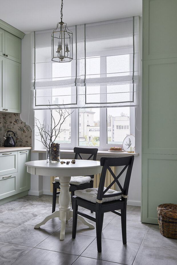 Фотография: Кухня и столовая в стиле Прованс и Кантри, Современный, Эклектика, Квартира, Проект недели, Беларусь, Минск, 2 комнаты, 40-60 метров, Анастасия Яковлева – фото на INMYROOM