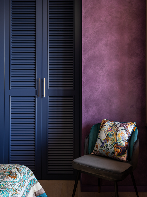 Фотография: Спальня в стиле Восточный, Эклектика, Квартира, Проект недели, Екатеринбург, 4 и больше, Более 90 метров, Екатерина Третьякова, Наталья Федотова – фото на INMYROOM