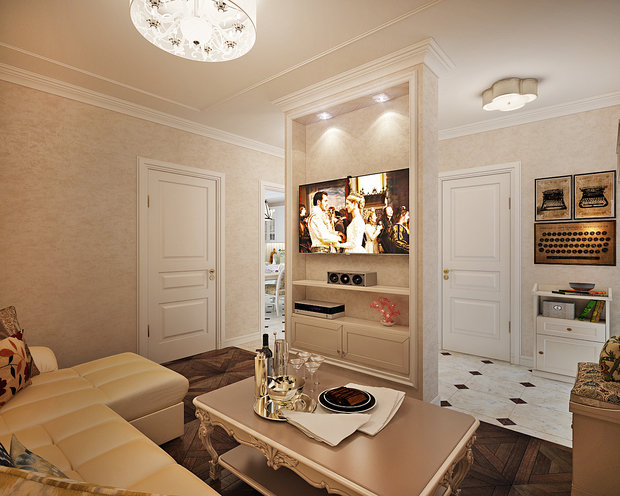 Фото из портфолио Французская классика – фотографии дизайна интерьеров на INMYROOM