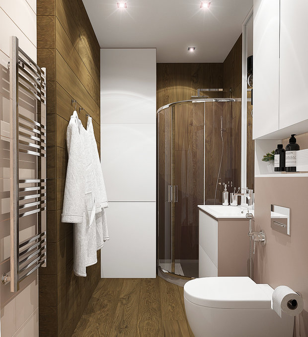 Фото из портфолио SUNNY STUDIO IN THE CITY CENTER – фотографии дизайна интерьеров на INMYROOM