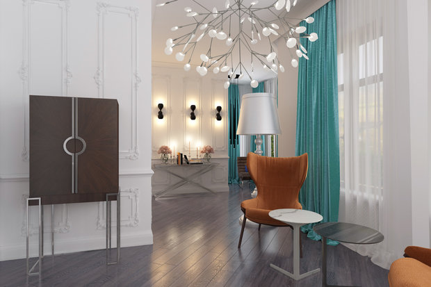 Фото из портфолио Мята – фотографии дизайна интерьеров на INMYROOM