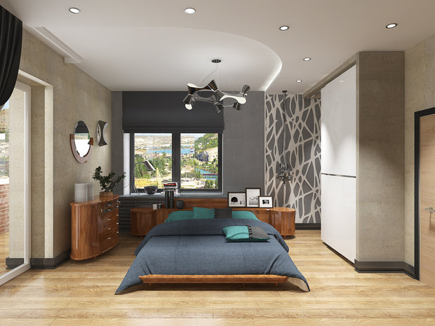 Фотография: Спальня в стиле Современный, Эко – фото на INMYROOM