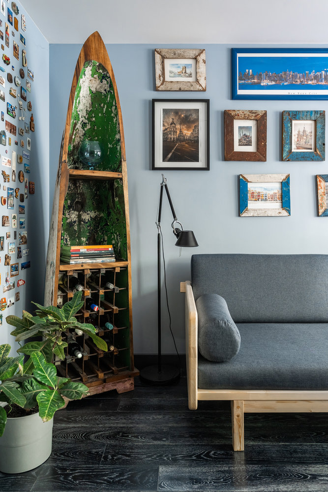 Фотография: Гостиная в стиле Лофт, Эклектика, Малогабаритная квартира, Квартира, Проект недели, Москва, 2 комнаты, 40-60 метров, Елена Дадиани – фото на INMYROOM Фотография: Гостиная в стиле Лофт, Эклектика, Малогабаритная квартира, Квартира, Проект недели, Москва, 2 комнаты, 40-60 метров, Елена Дадиани – фото на INMYROOM