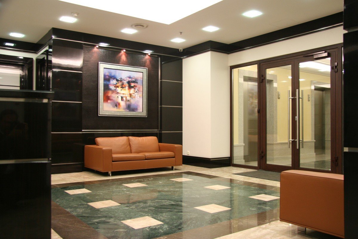 Фото из портфолио Офисные помещения в Балгуч-Плаза – фотографии дизайна интерьеров на INMYROOM