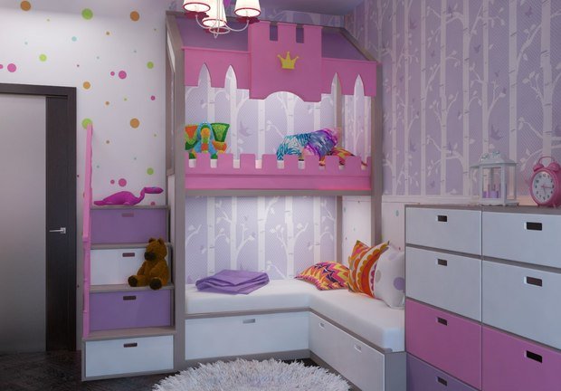 Фото из портфолио Детская – фотографии дизайна интерьеров на INMYROOM