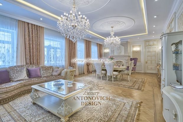 Фото из портфолио Элитный дизайн коттеджа в классическом стиле – фотографии дизайна интерьеров на INMYROOM