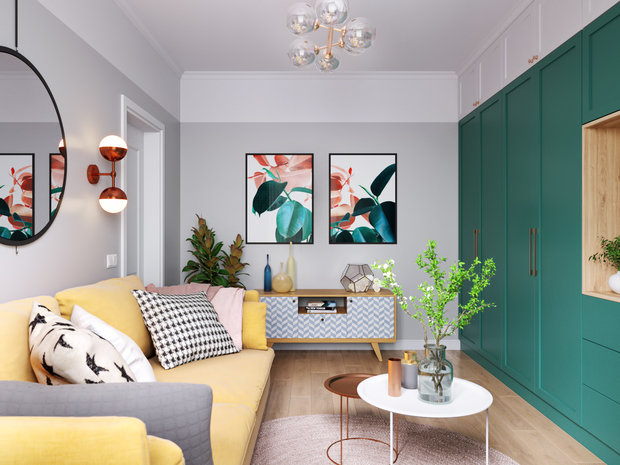 Фотография: Гостиная в стиле Эко, Скандинавский, Дом, Проект недели, Дом и дача, Ленинградская область, Олег Минц – фото на INMYROOM