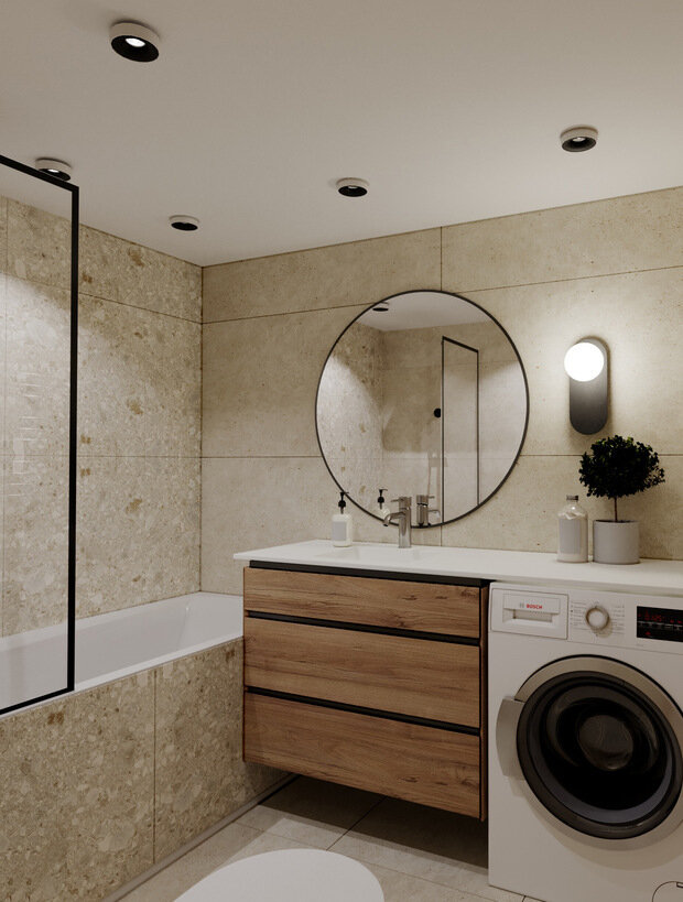 Фото из портфолио двухуровневая квартира2 – фотографии дизайна интерьеров на INMYROOM