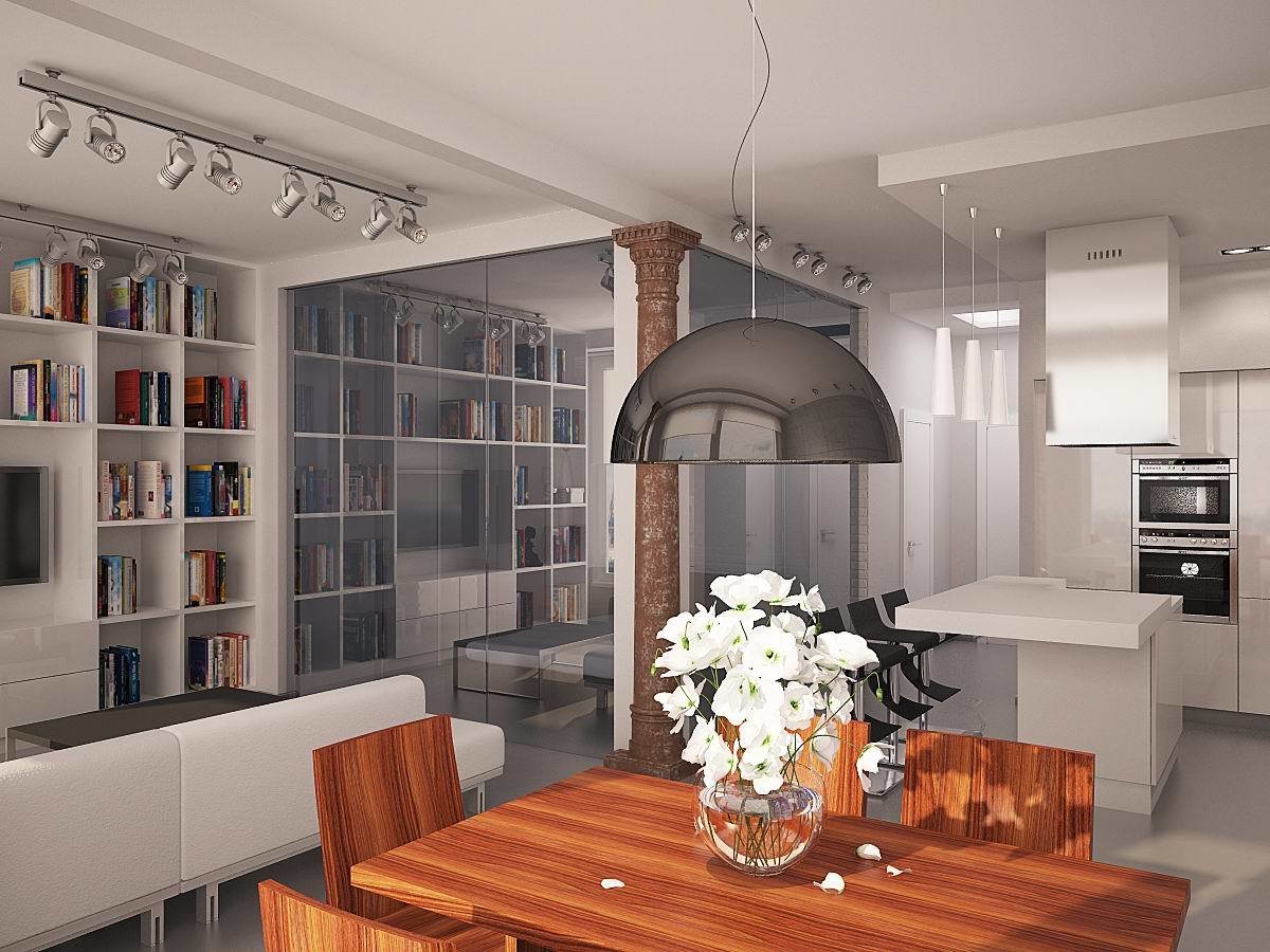 Фото из портфолио Апартаменты с панорамой – фотографии дизайна интерьеров на INMYROOM Фото из портфолио Апартаменты с панорамой – фотографии дизайна интерьеров на INMYROOM