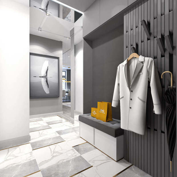 Фото из портфолио Проект ЖК "Крестовский De Luxe" – фотографии дизайна интерьеров на INMYROOM