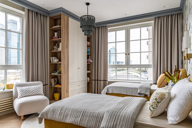 Фотография: Детская в стиле Современный, Классический, Квартира, Проект дня, Москва, 3 комнаты, 60-90 метров, Наташа Седова – фото на INMYROOM