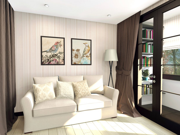 Фото из портфолио "Гнездо", студия, 2013 – фотографии дизайна интерьеров на INMYROOM