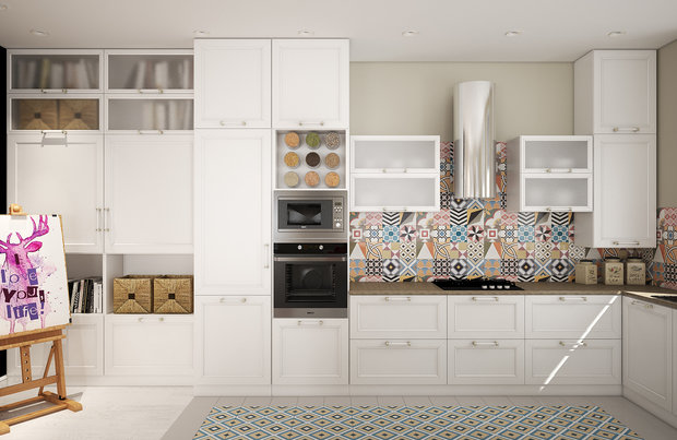 Фотография: Кухня и столовая в стиле Скандинавский, Современный, Дом, Проект недели, Дом и дача, Московская область, кухня-гостиная дизайн, Студия 3.14, Таунхаус, Тимур Абдрахманов, Борис Комаровский, Ирина Леготкина, таунхаус с мансардой – фото на INMYROOM