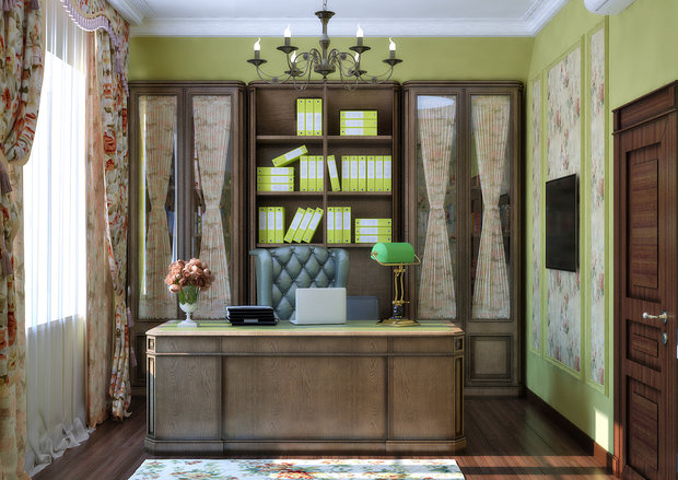 Фото из портфолио Кабинет – фотографии дизайна интерьеров на INMYROOM