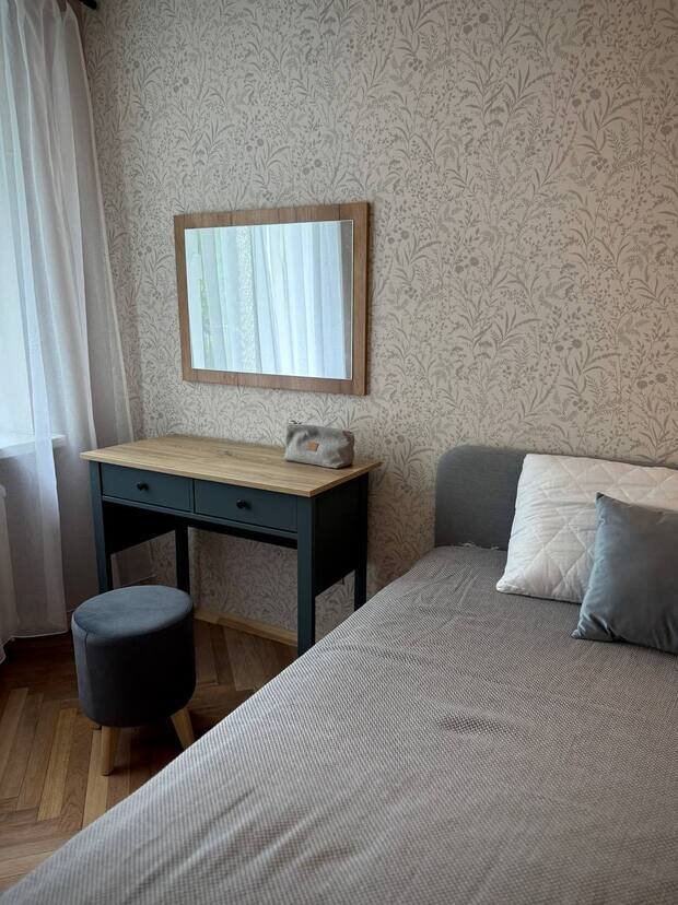 Фотография: Спальня в стиле Скандинавский, Современный, Квартира, Проект дня, Санкт-Петербург, Хрущевка, 2 комнаты, 40-60 метров, Анна Карачева – фото на INMYROOM