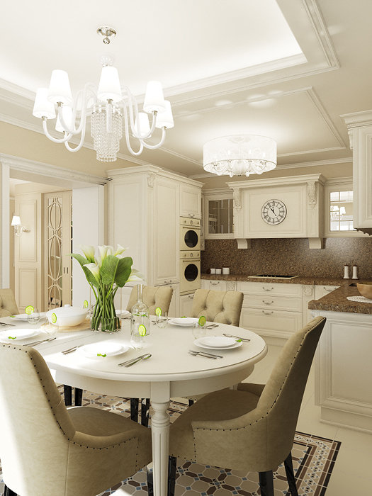 Фото из портфолио Квартира в современной классике в городе Екатеринбурге – фотографии дизайна интерьеров на INMYROOM