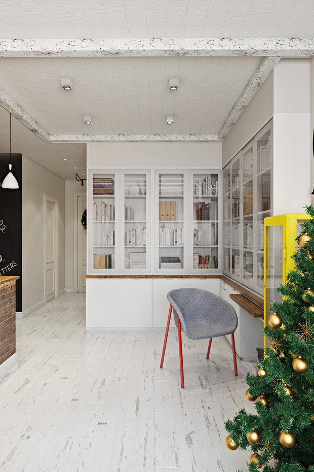 Фото из портфолио Модная маленькая квартира – фотографии дизайна интерьеров на INMYROOM