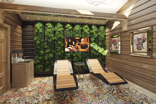 Фото из портфолио Эклектика в дереве – фотографии дизайна интерьеров на INMYROOM