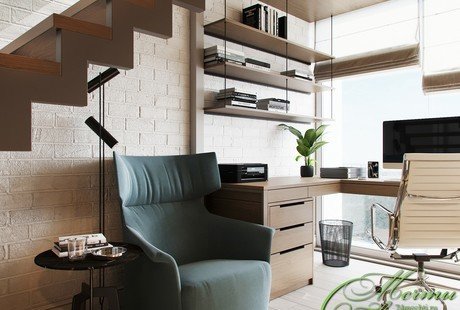 Кабинет под лестницей