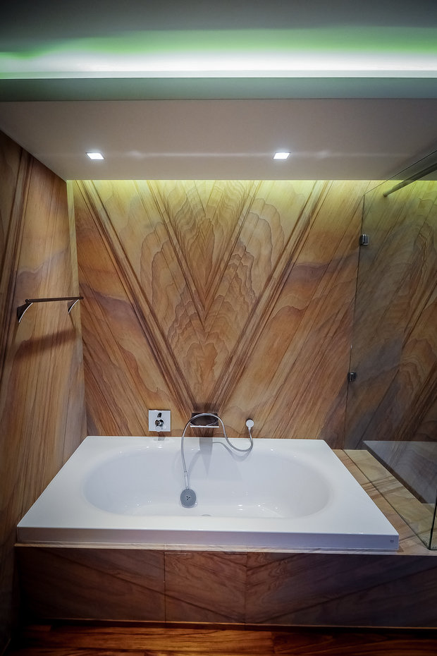 Фото из портфолио Тёплый минимализм – фотографии дизайна интерьеров на INMYROOM