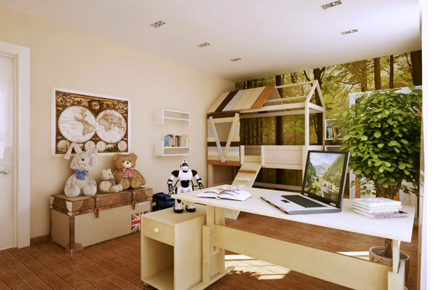 Фото из портфолио Загородный дом в Подмосковье. – фотографии дизайна интерьеров на INMYROOM