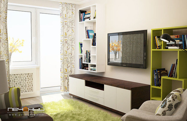Фото из портфолио Комната-весна – фотографии дизайна интерьеров на INMYROOM