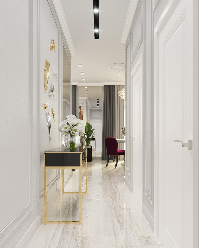 Фотография: Прихожая в стиле Современный, Классический, Квартира, Проект недели, Москва, 1 комната, 40-60 метров, Александра Гартке – фото на INMYROOM Фотография: Прихожая в стиле Современный, Классический, Квартира, Проект недели, Москва, 1 комната, 40-60 метров, Александра Гартке – фото на INMYROOM