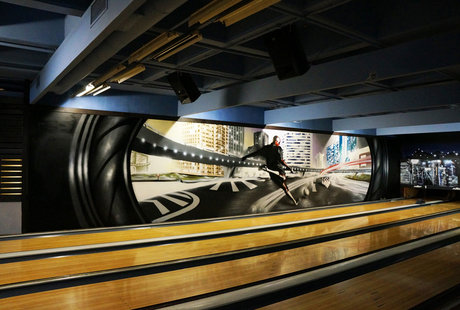 Роспись интерьера "Bowling Park" 