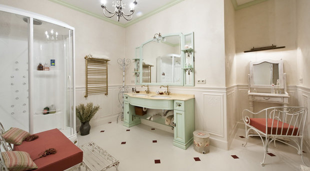 Фотография: Ванная в стиле Прованс и Кантри – фото на INMYROOM