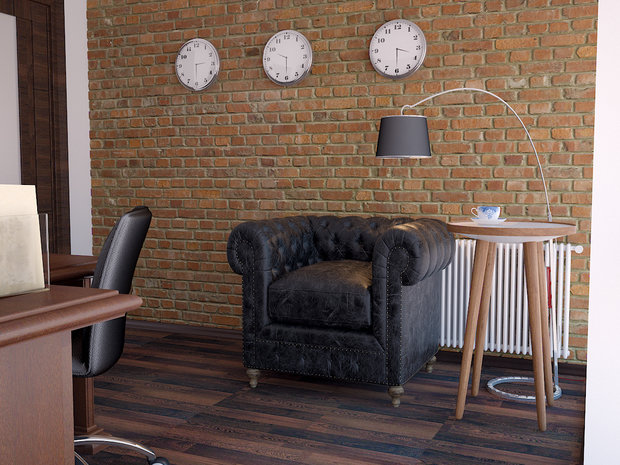 Фото из портфолио Дизайн интерьера офисного помещения на мансардном этаже – фотографии дизайна интерьеров на INMYROOM