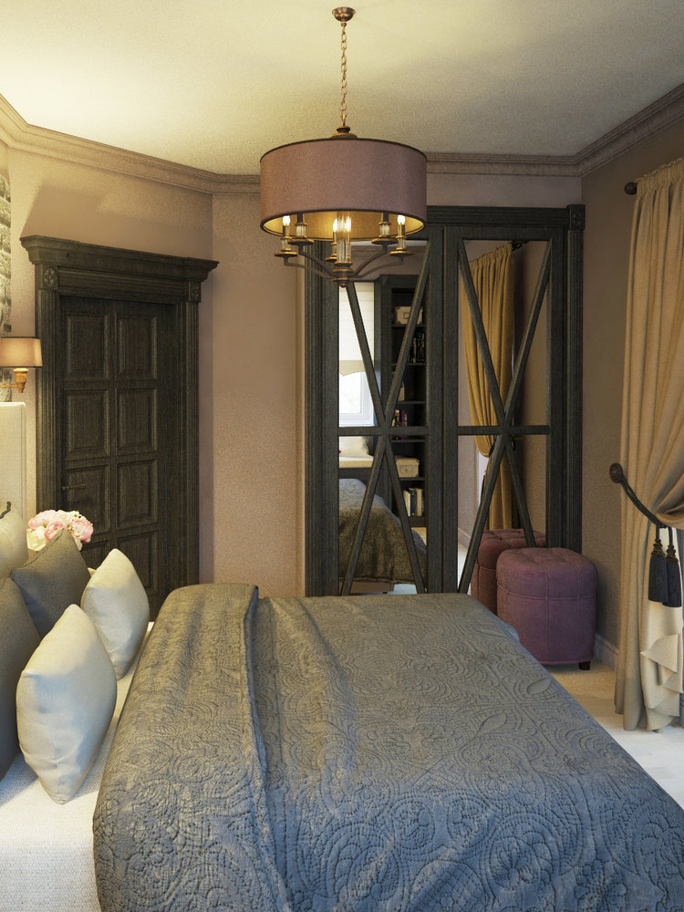 Фото из портфолио Спальня в Путилково – фотографии дизайна интерьеров на INMYROOM Фото из портфолио Спальня в Путилково – фотографии дизайна интерьеров на INMYROOM