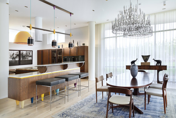 Фотография: Кухня и столовая в стиле Лофт, Эклектика, Интерьер комнат, Проект недели – фото на INMYROOM